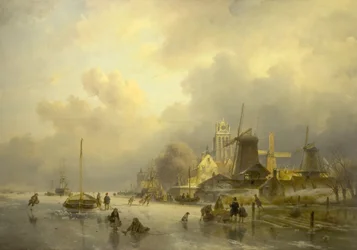 A View of Dordrecht, The Sawmill