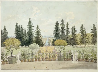 View from the Terrace of the Great Oranienbaum Palace