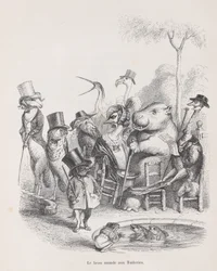 The Beautiful World of the Tuileries from Scenes from the Private and Public Life, ca. 1837-47