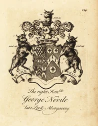 Coat of arms of the Right Honourable George Nevile