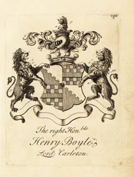 Coat of Arms of Henry Boyle, Lord Carleton