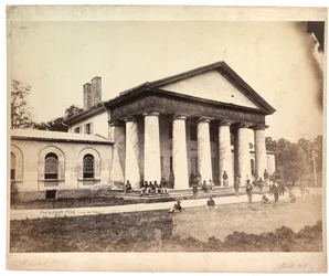 Front of Arlington House, 28 June 1864