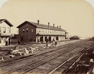 Plate 15. Laramie Hotel, Laramie City, 1869