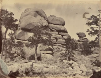 Plate 3. Granite Rock, Near Beaufort Station, 1869