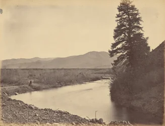 Plate 43. Weber Valley, from Willhelmina Pass, 1869