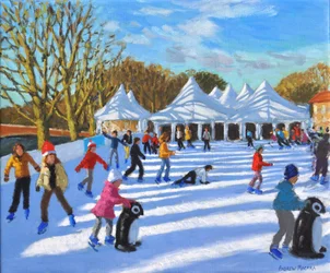 Bright Morning, Hampton Court Palace Ice Rink, London