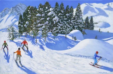 Four Alpine Skiers, 2024