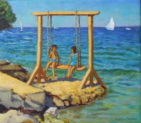 The Swing, Funtana, Vrsar, Croatia