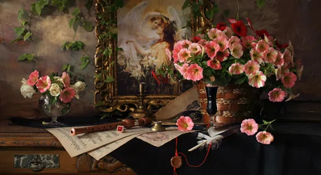 Romantic Floral Still Life