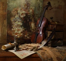 Scholarly Music Still Life