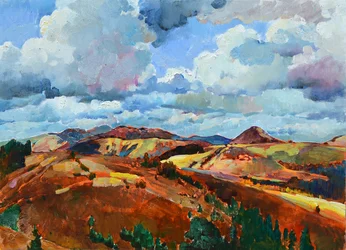 Dramatic Mountain View
