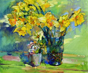 Sunny Daffodil Still Life