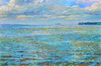 Tranquil Blue Seascape