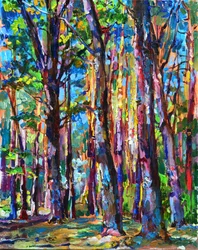 Vibrant Forest Light