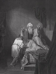 Isaac blessing Jacob