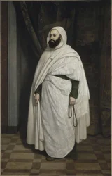 Portrait of Abdelkader ibn Muhieddine 1808-1883, 1853