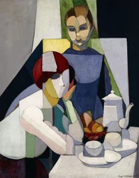 Teatime for Two Girls