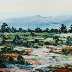Colorful Mountain Landscape