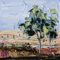 Impasto Countryside Trees