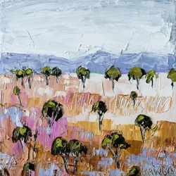 Textured Outback Landscape