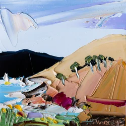 Vibrant Coastal Landscape