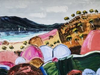 Vibrant Coastal Landscape