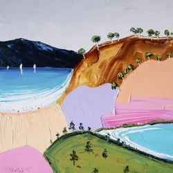 Vibrant Coastal Scene