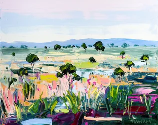 Vibrant Field Landscape