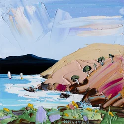 Vibrant Ocean Coast