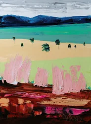 Vibrant Textured Landscape