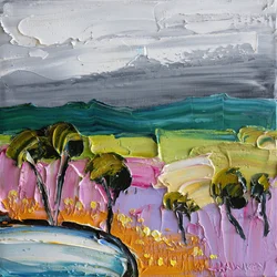 Vibrant Textured Landscape