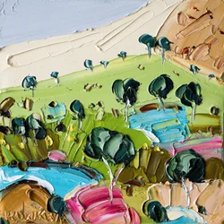 Vibrant Textured Landscape