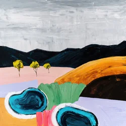 Vivid Abstract Landscape