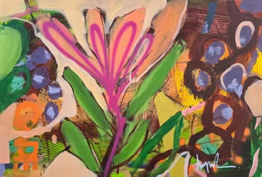 Vibrant Abstract Flower