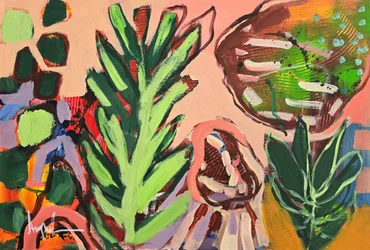 Vibrant Botanical Shapes