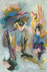 Vibrant Floral Abstract