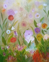 Colorful Garden Blooms