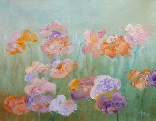 Colorful Textured Blooms