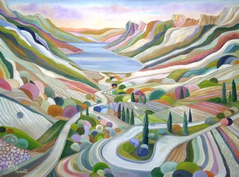 Colorful Valley Dreamscape