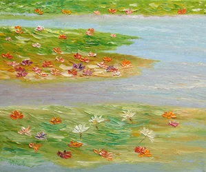Colorful Water Lilies