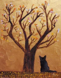 Golden Bloom Cat