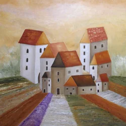 Peaceful Lavender Village