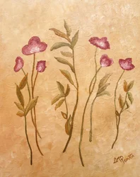 Pink Rustic Flowers