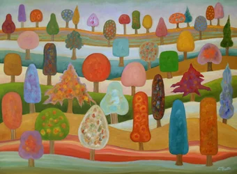 Vibrant Tree Landscape