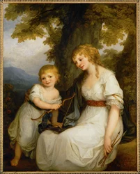 The Baroness Kruedener and Her Son