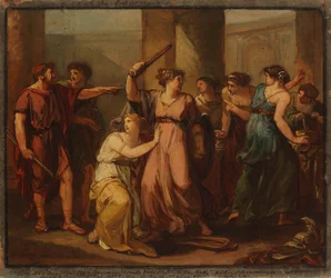 Ulysses discovers Achilles hidden among the daughters of King Lycomedes