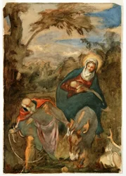 The Flight into Egypt, after Tintoretto