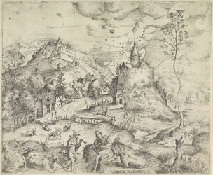 Landscape with Mercury Stealing Apollo