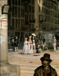 Piazza del Duomo with a Corner of the Coperto dei Figini (Detail)