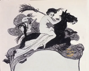 Witches Moving in the Air